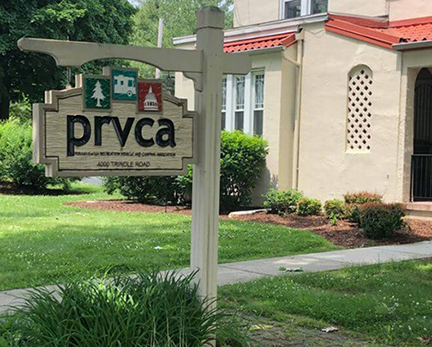 PRVCA office and sign